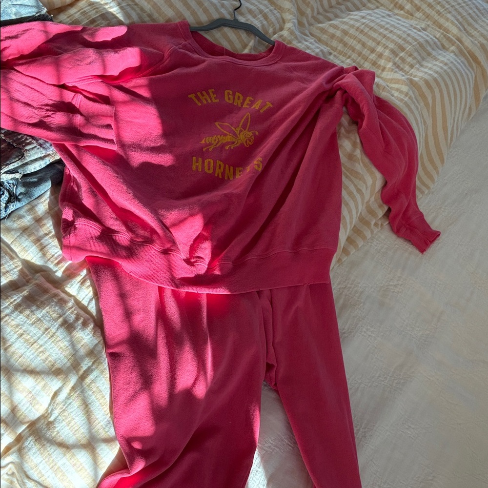 Freecity Pink Track Pants. L.  Euc - Picture 2 of 4